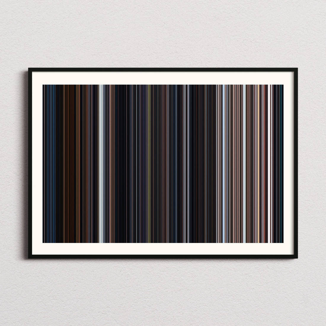 The Avengers Movie Barcode Poster - Barcode Only