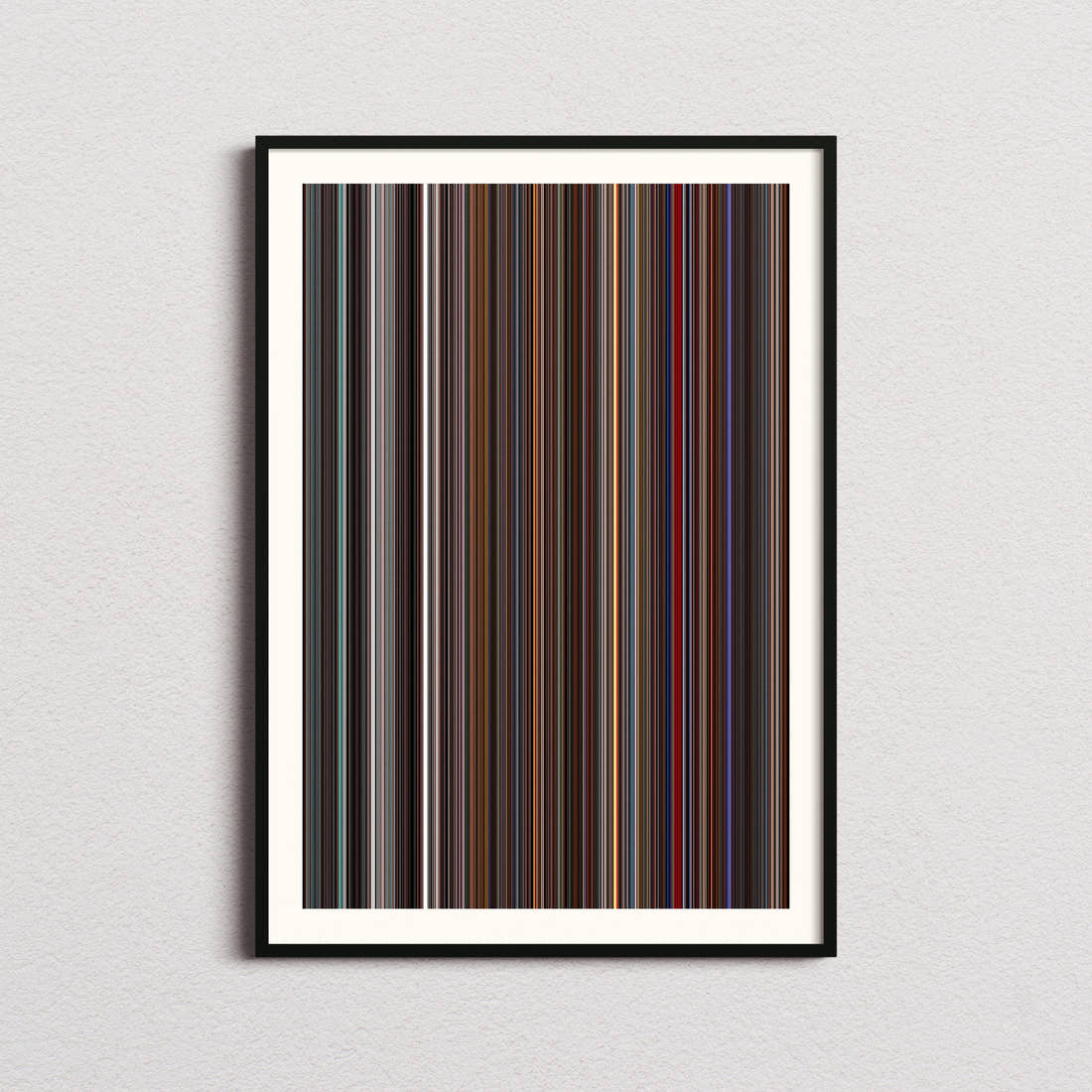 The Aviator Movie Barcode Poster - Barcode Only