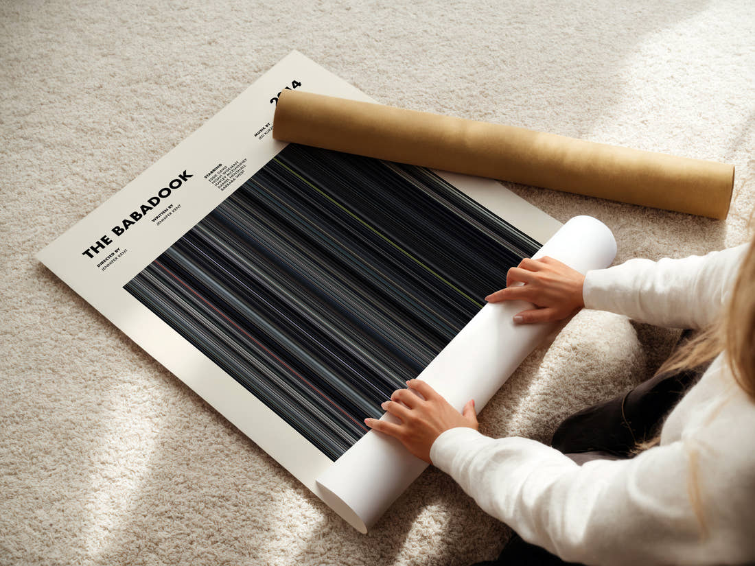 The Babadook Movie Barcode Poster