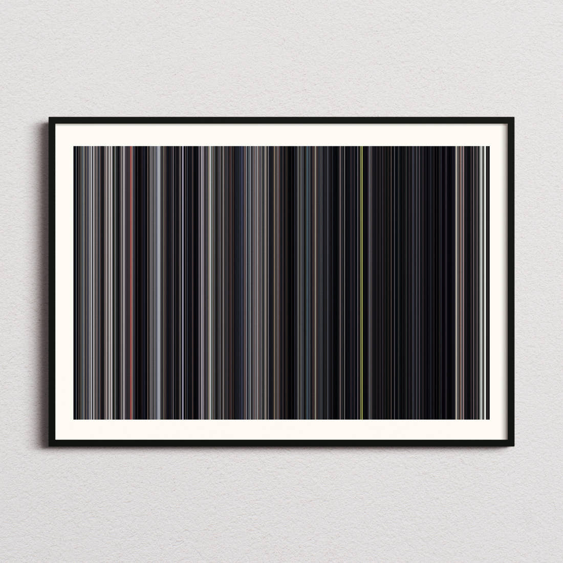 The Babadook Movie Barcode Poster - Barcode Only