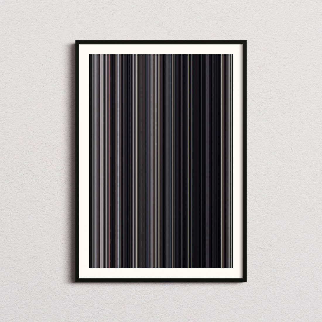 The Babadook Movie Barcode Poster - Barcode Only