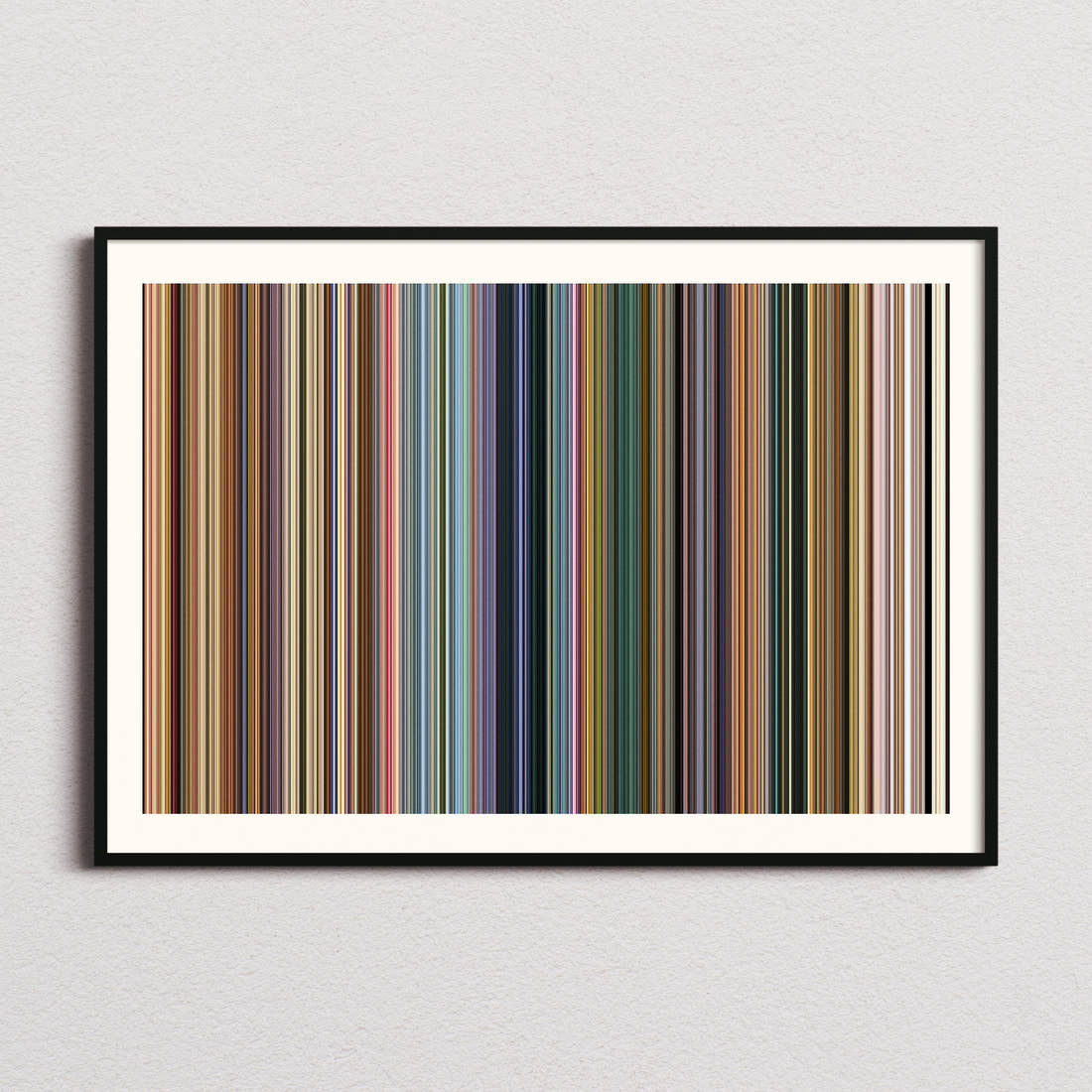 The Bad Guys Movie Barcode Poster - Barcode Only