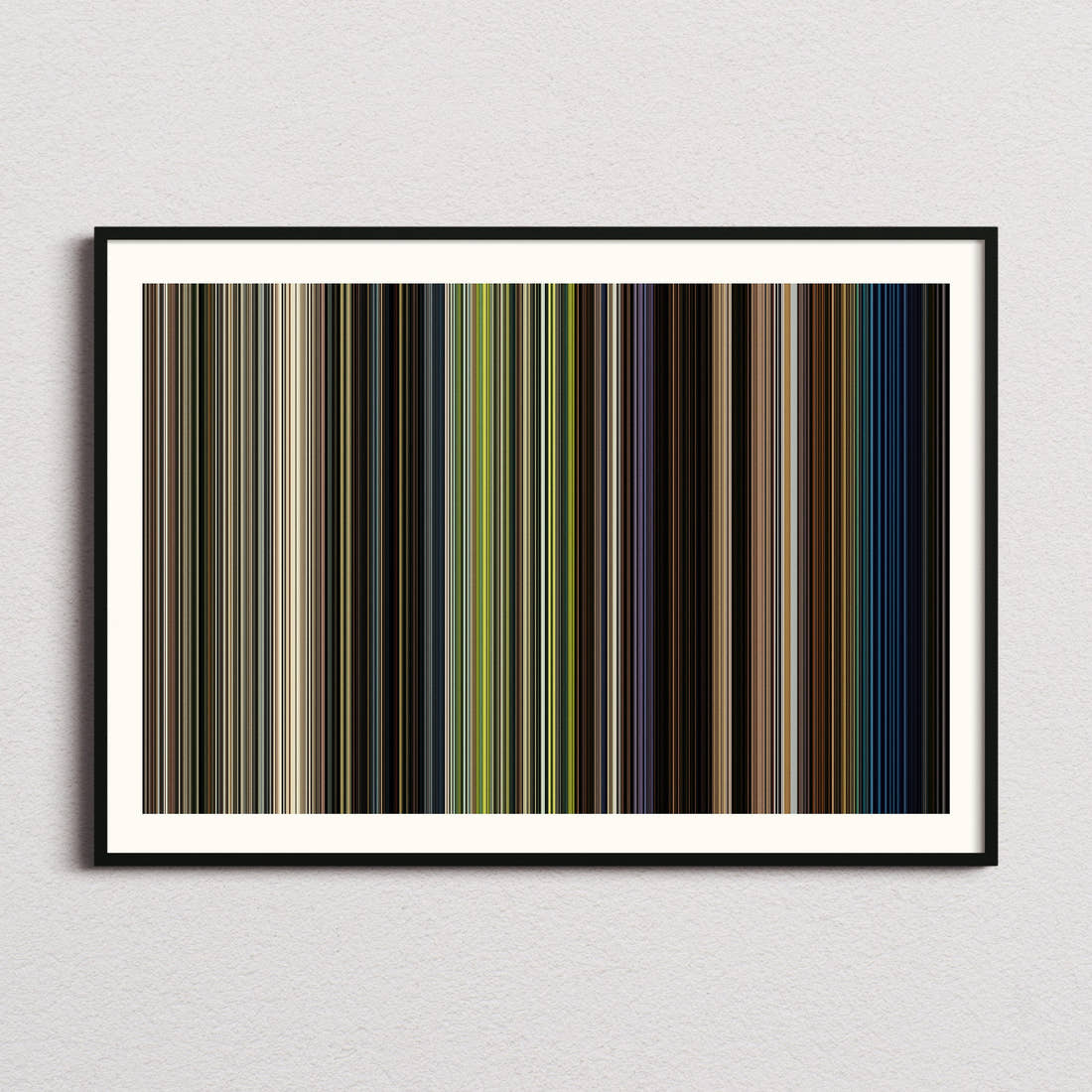 The Ballad of Buster Scruggs Movie Barcode Poster - Barcode Only