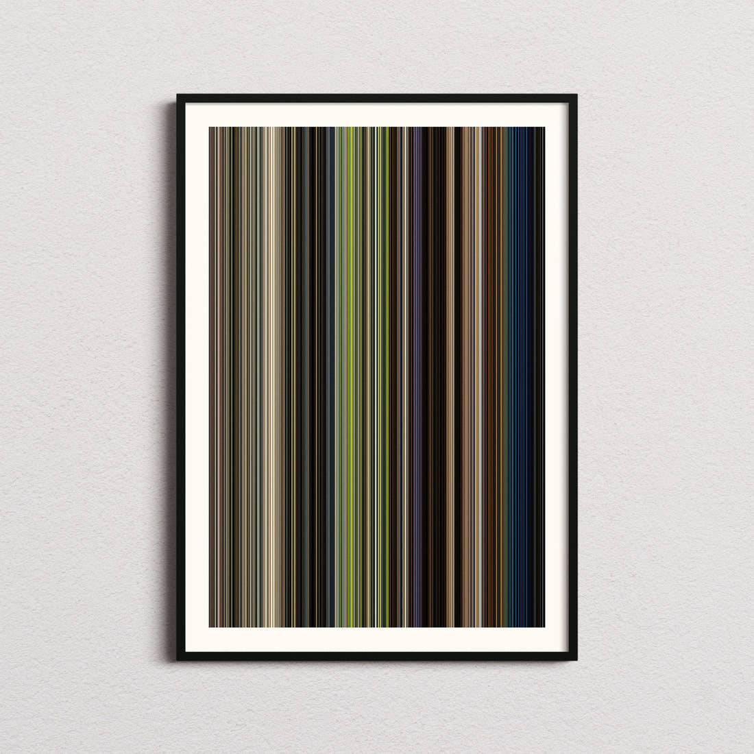 The Ballad of Buster Scruggs Movie Barcode Poster - Barcode Only