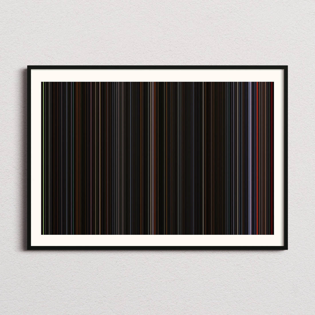 The Batman Movie Barcode Poster - Barcode Only