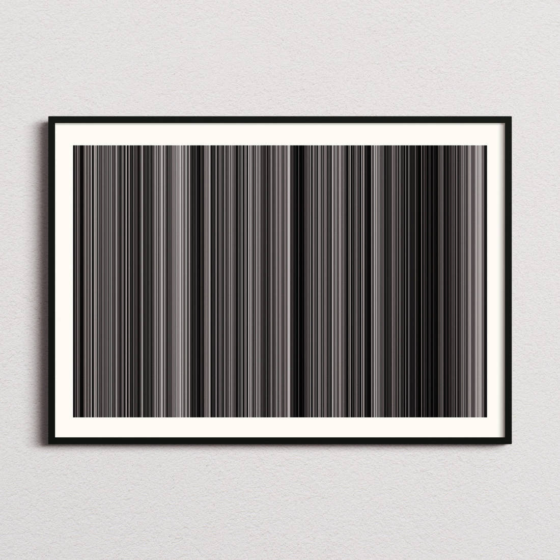 The Battle Of Algiers Movie Barcode Poster - Barcode Only