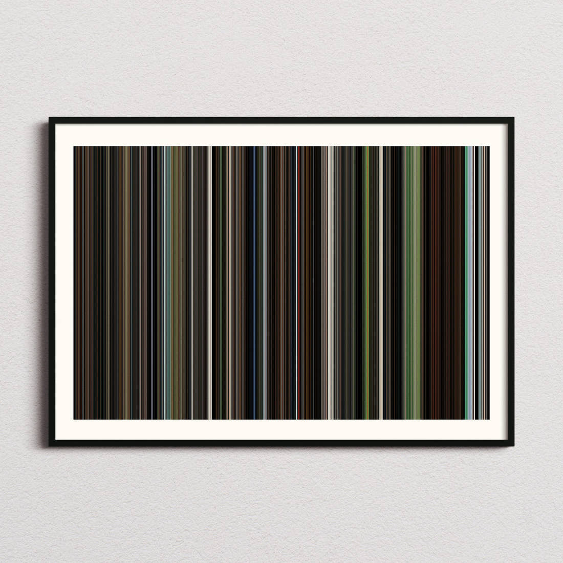The Beach Movie Barcode Poster - Barcode Only