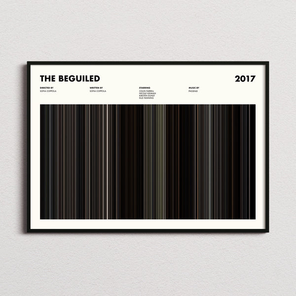 The Beguiled Movie Barcode Poster