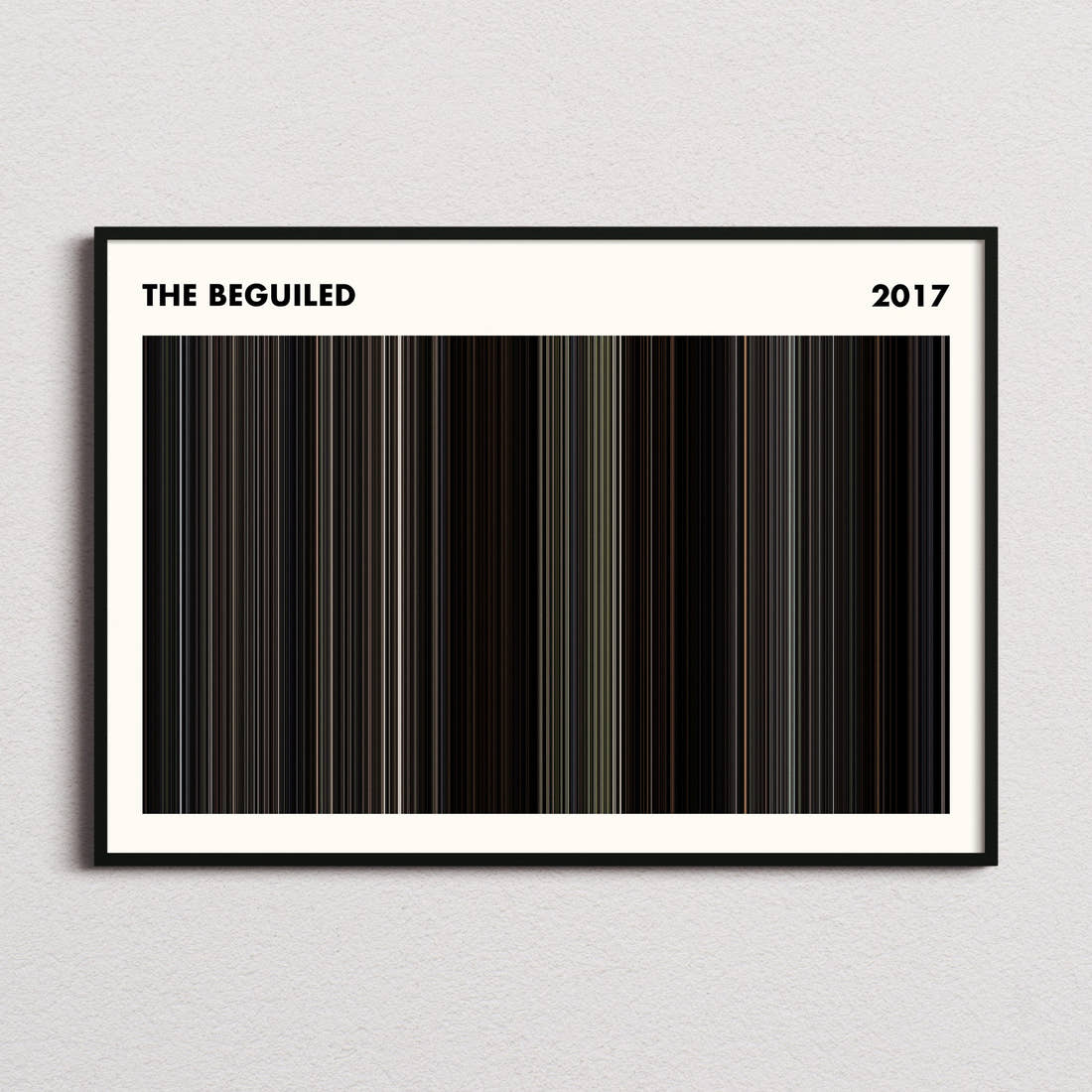 The Beguiled Movie Barcode Poster - Simplified