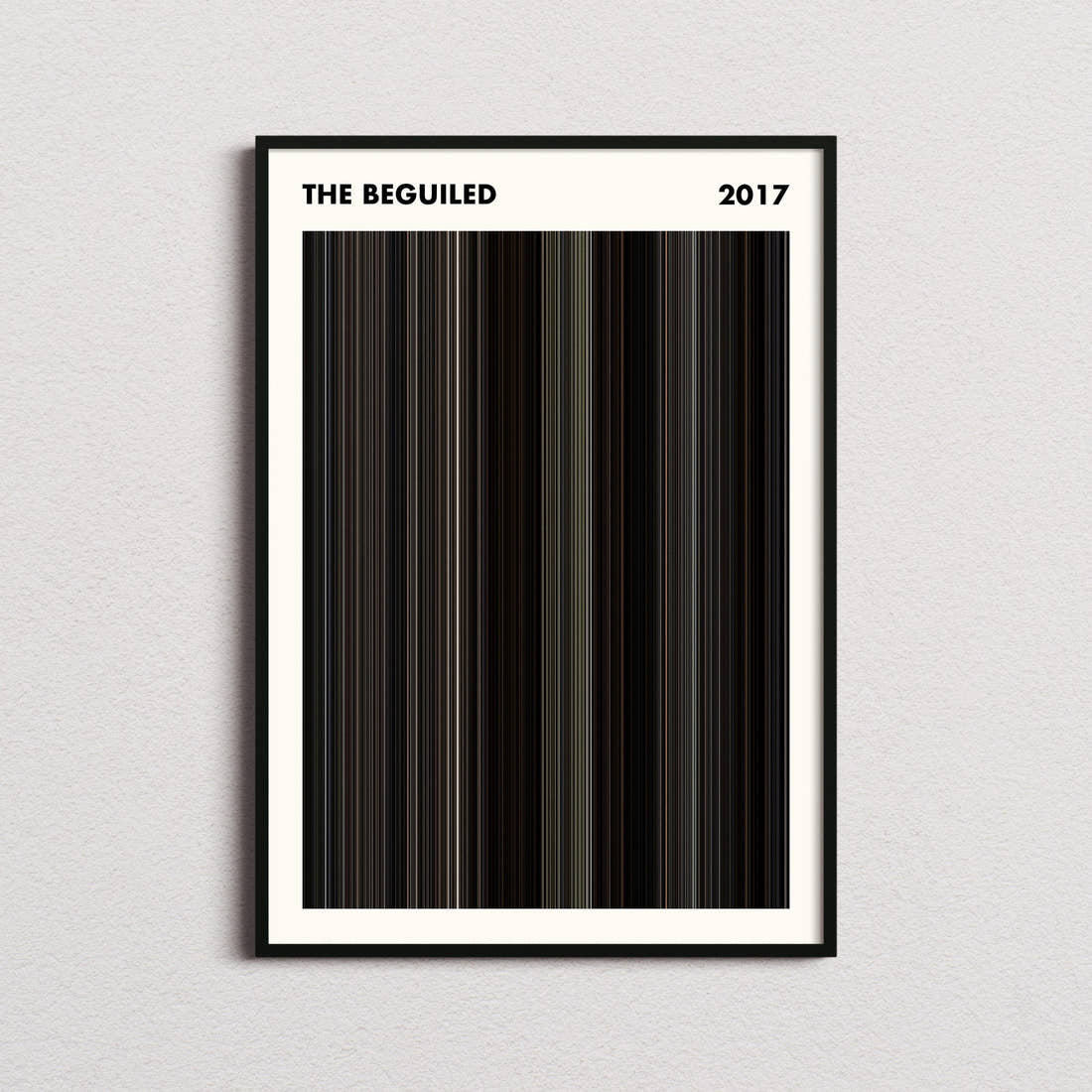The Beguiled Movie Barcode Poster - Simplified
