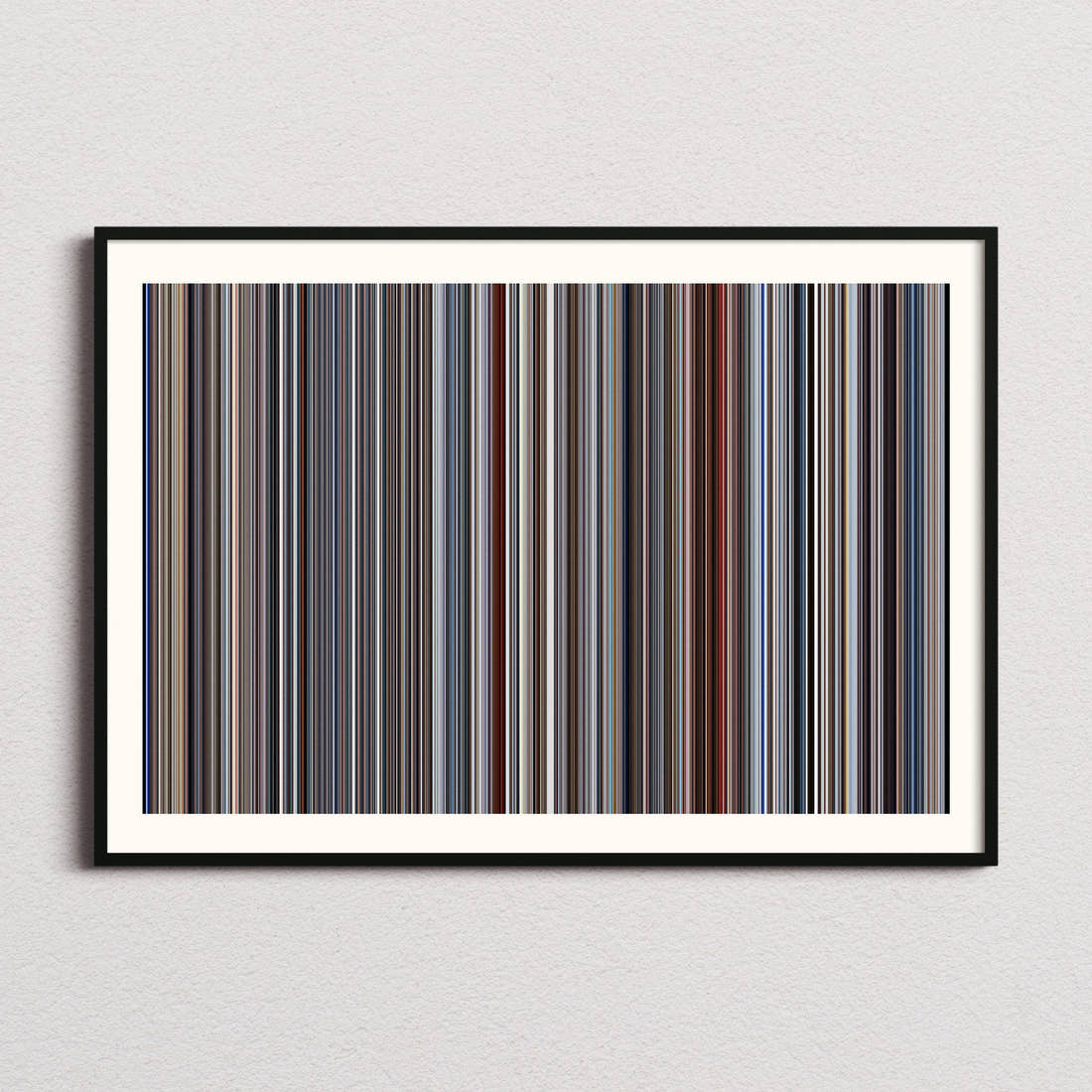 The Big Short Movie Barcode Poster - Barcode Only