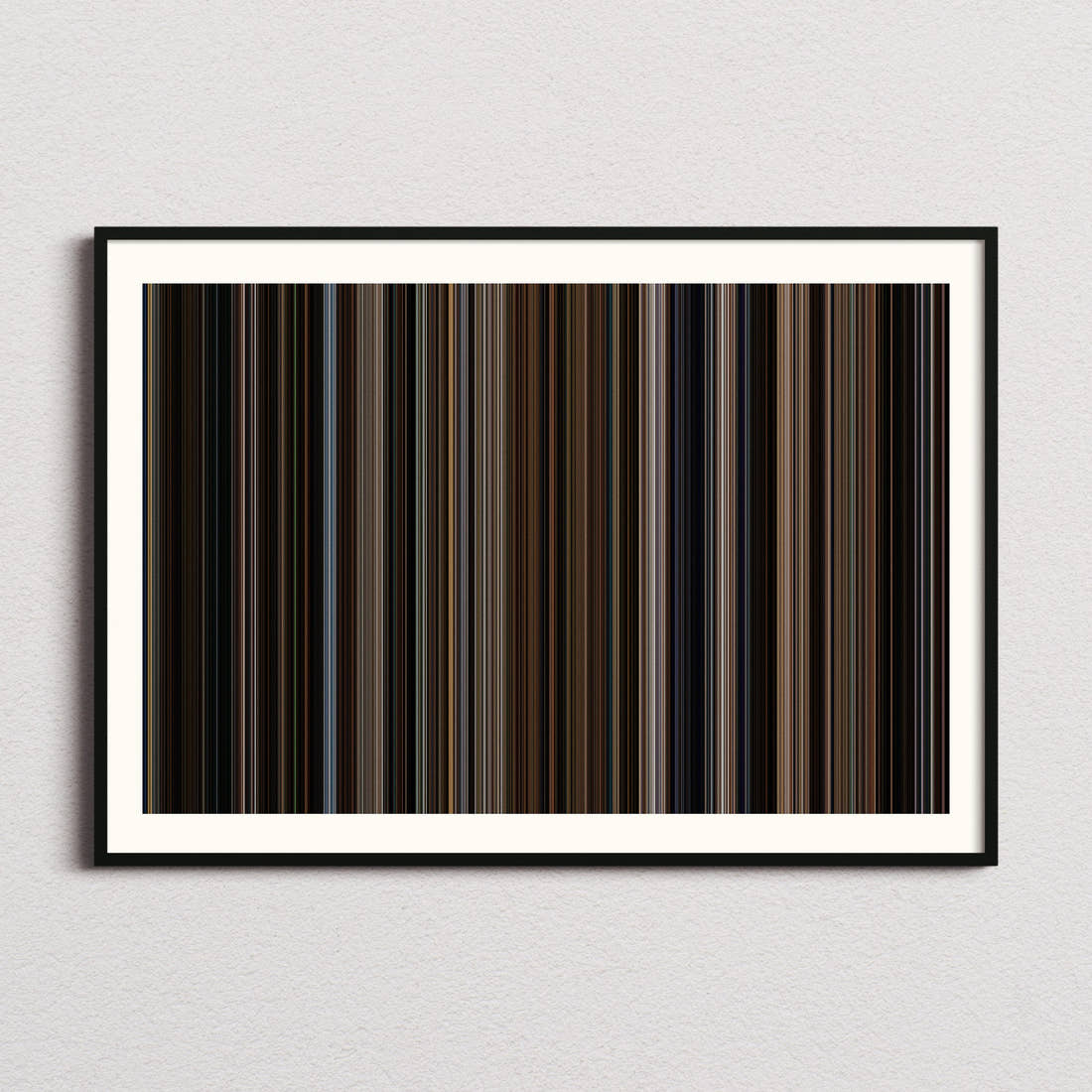 The Big Sick Movie Barcode Poster - Barcode Only