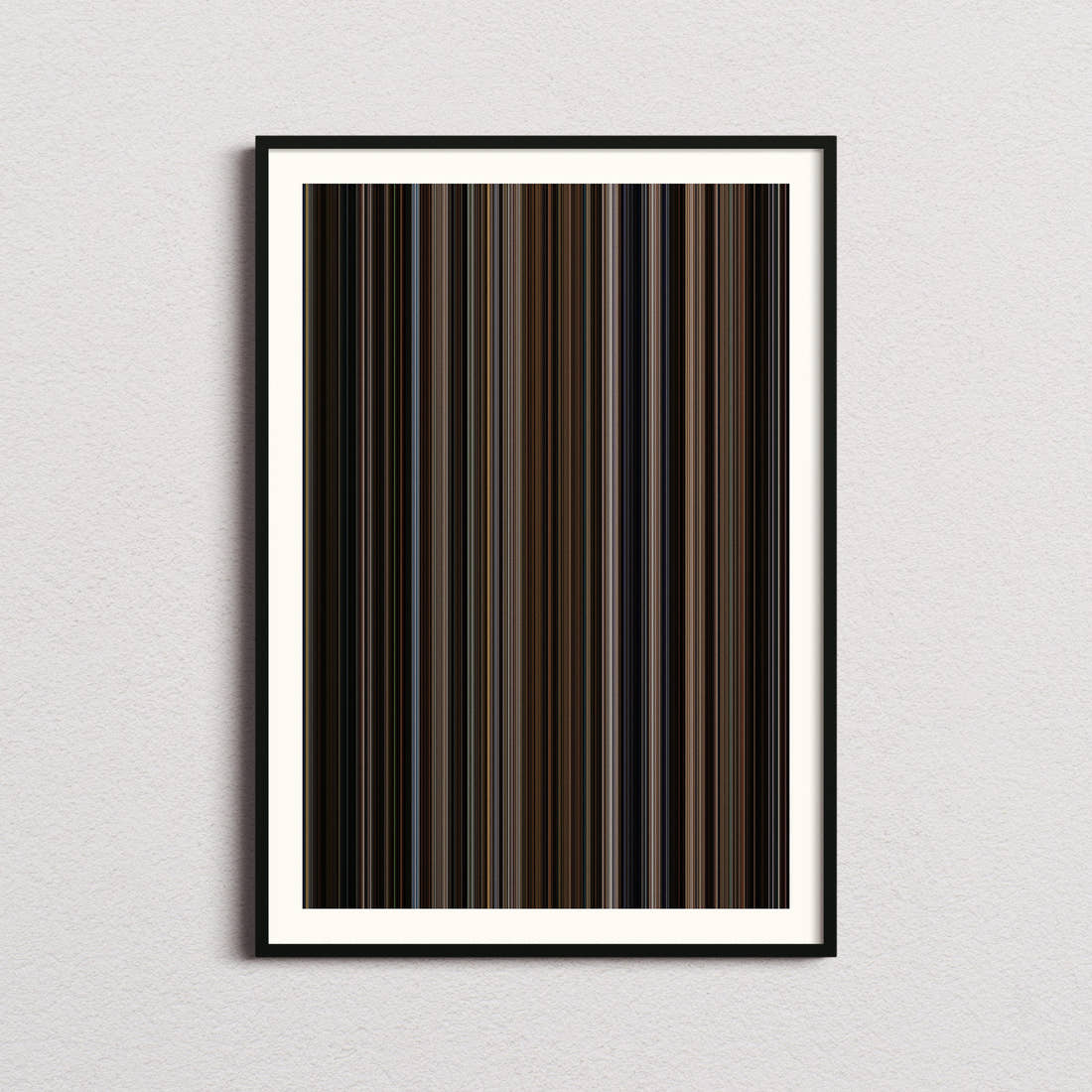 The Big Sick Movie Barcode Poster - Barcode Only