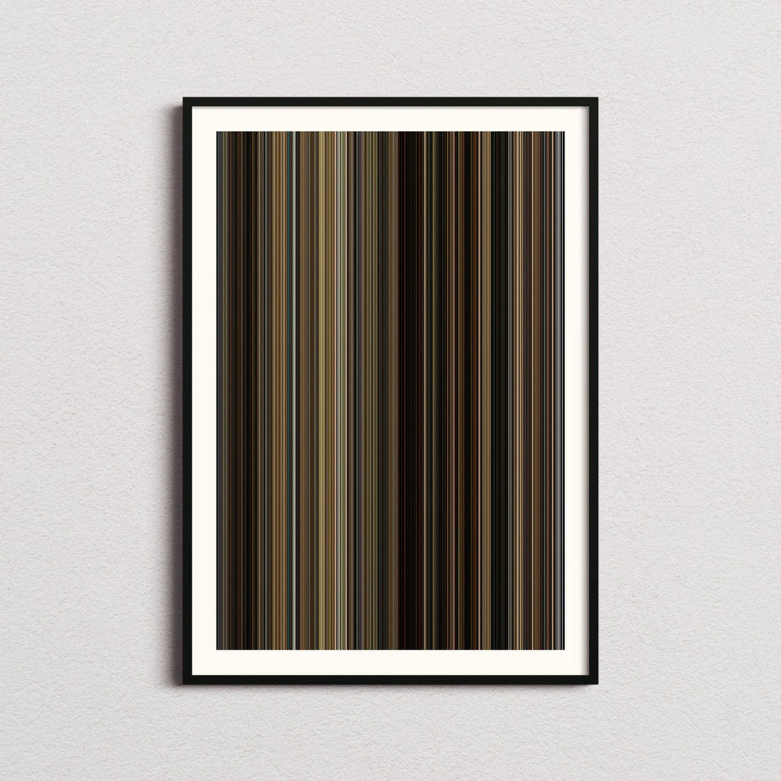 The Bikeriders Movie Barcode Poster - Barcode Only