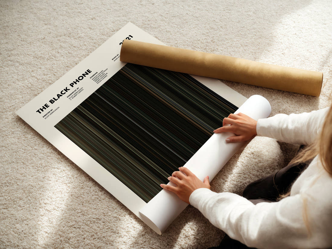 The Black Phone Movie Barcode Poster