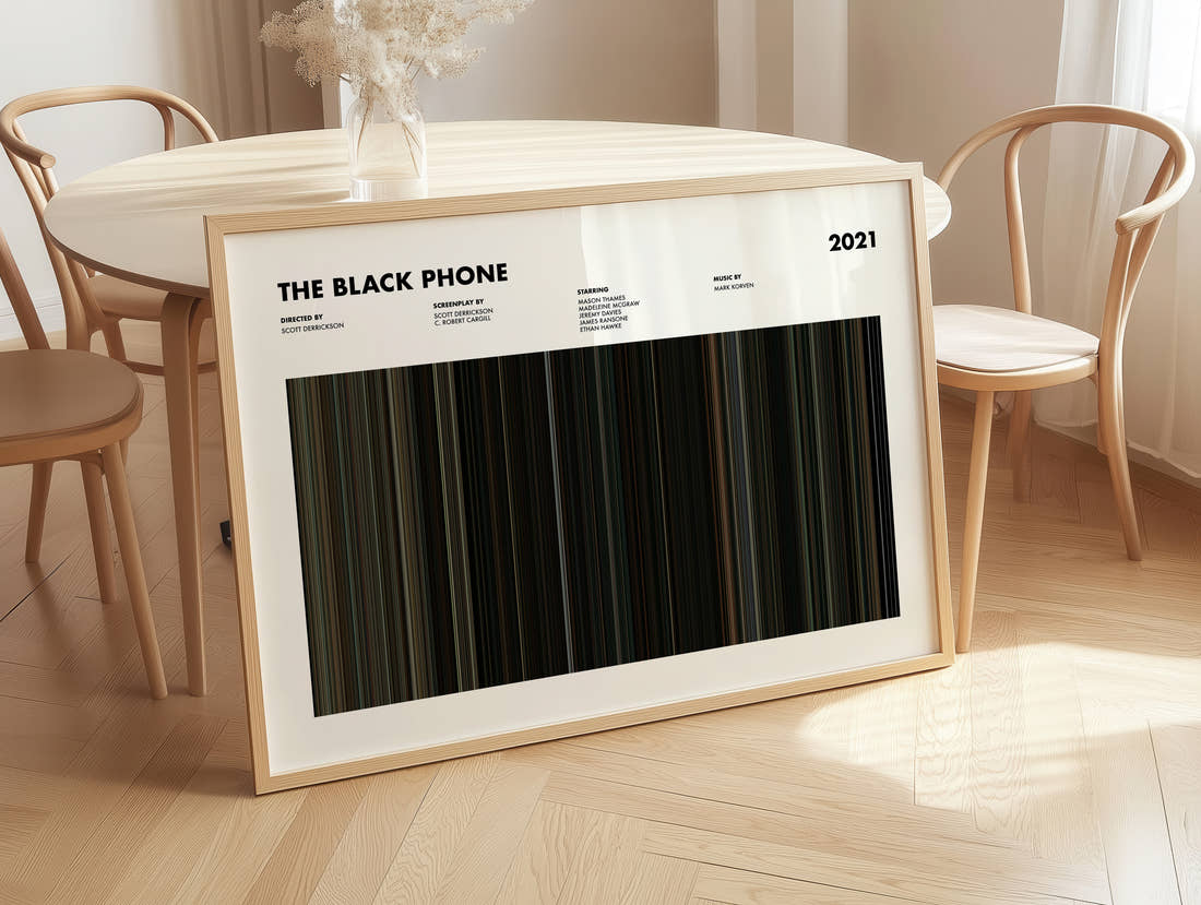 The Black Phone Movie Barcode Poster