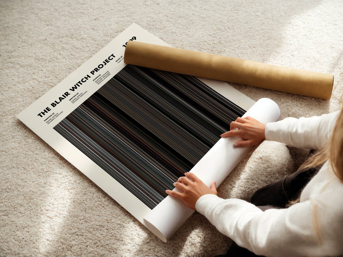 The Blair Witch Project Movie Barcode Poster