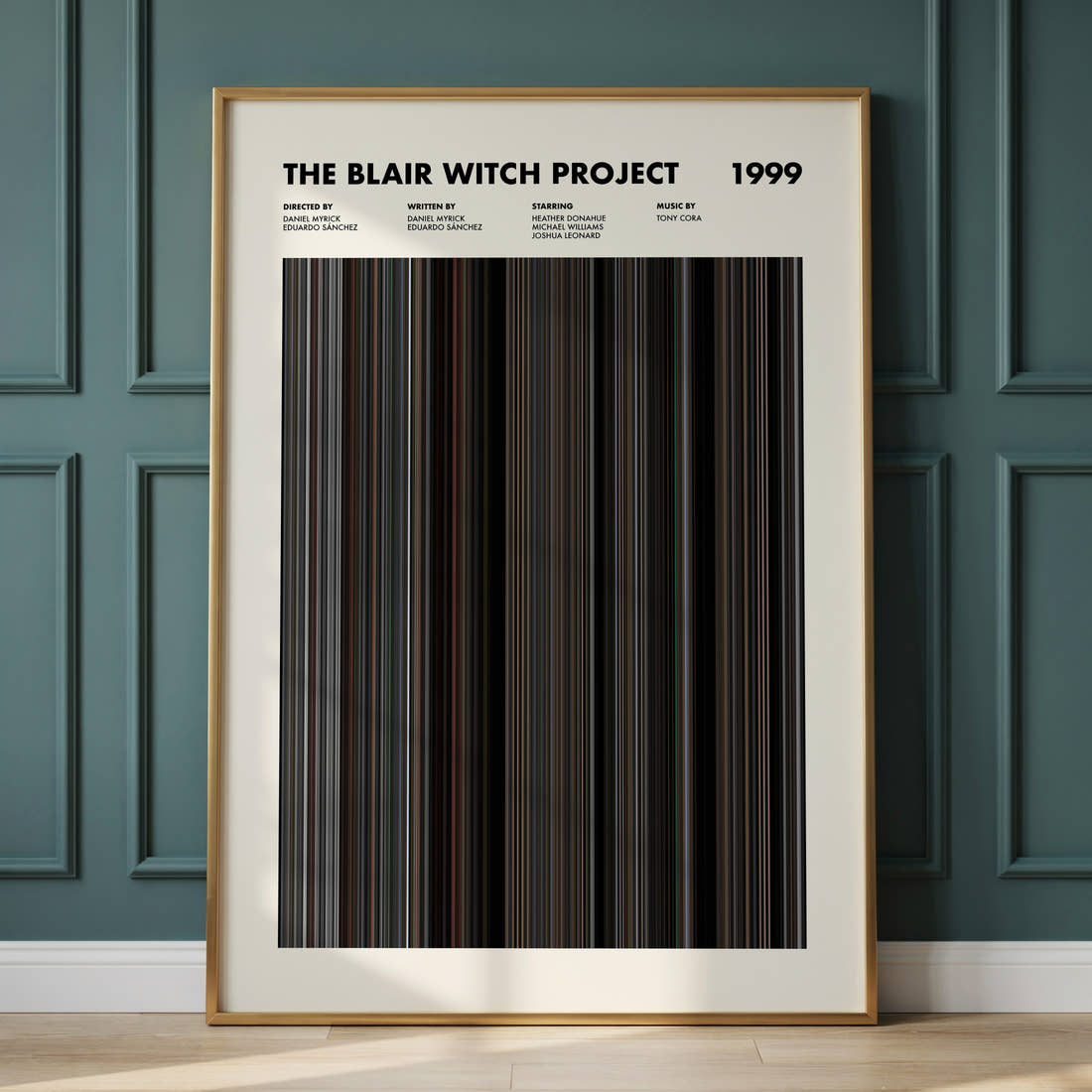 The Blair Witch Project Movie Barcode Poster