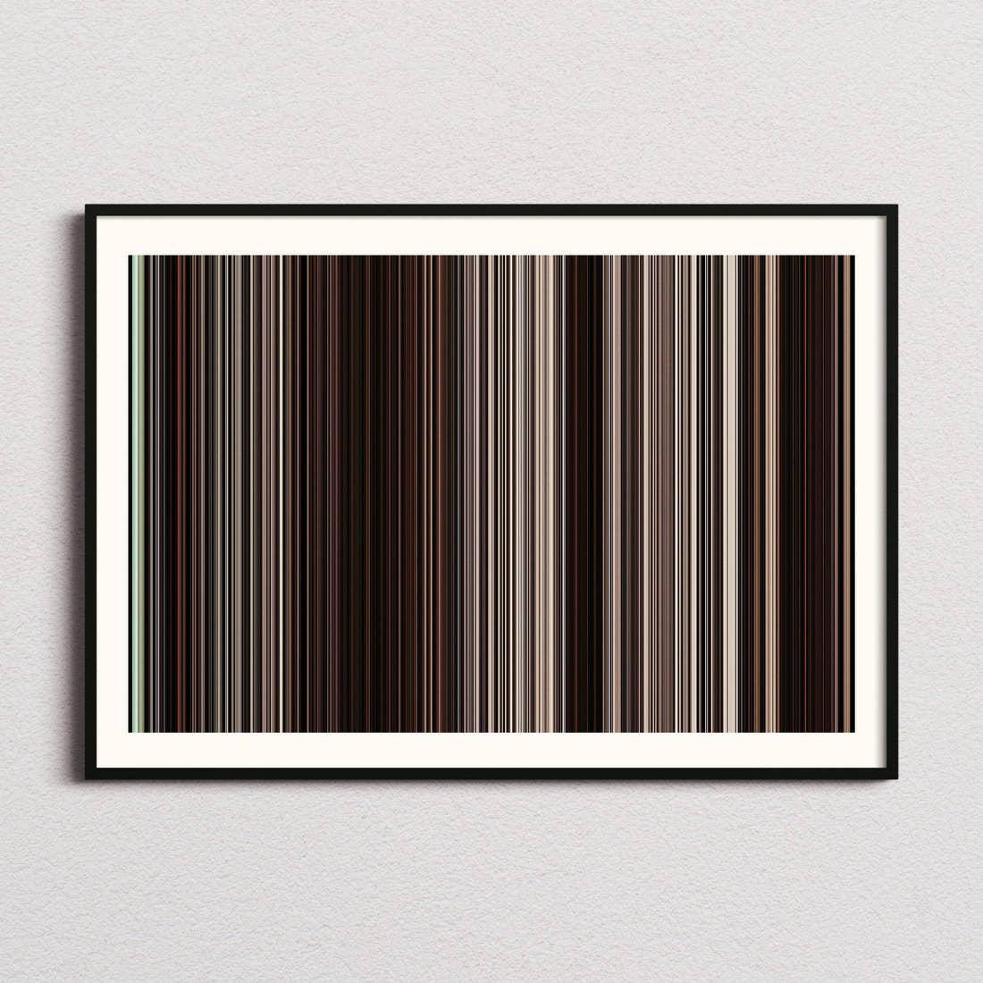 The Book Of Eli Movie Barcode Poster - Barcode Only