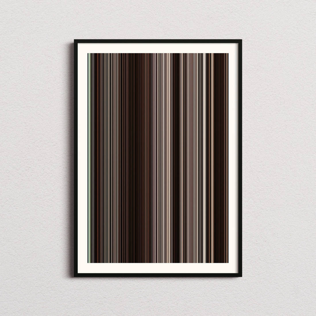 The Book of Eli Movie Barcode Poster - Barcode Only