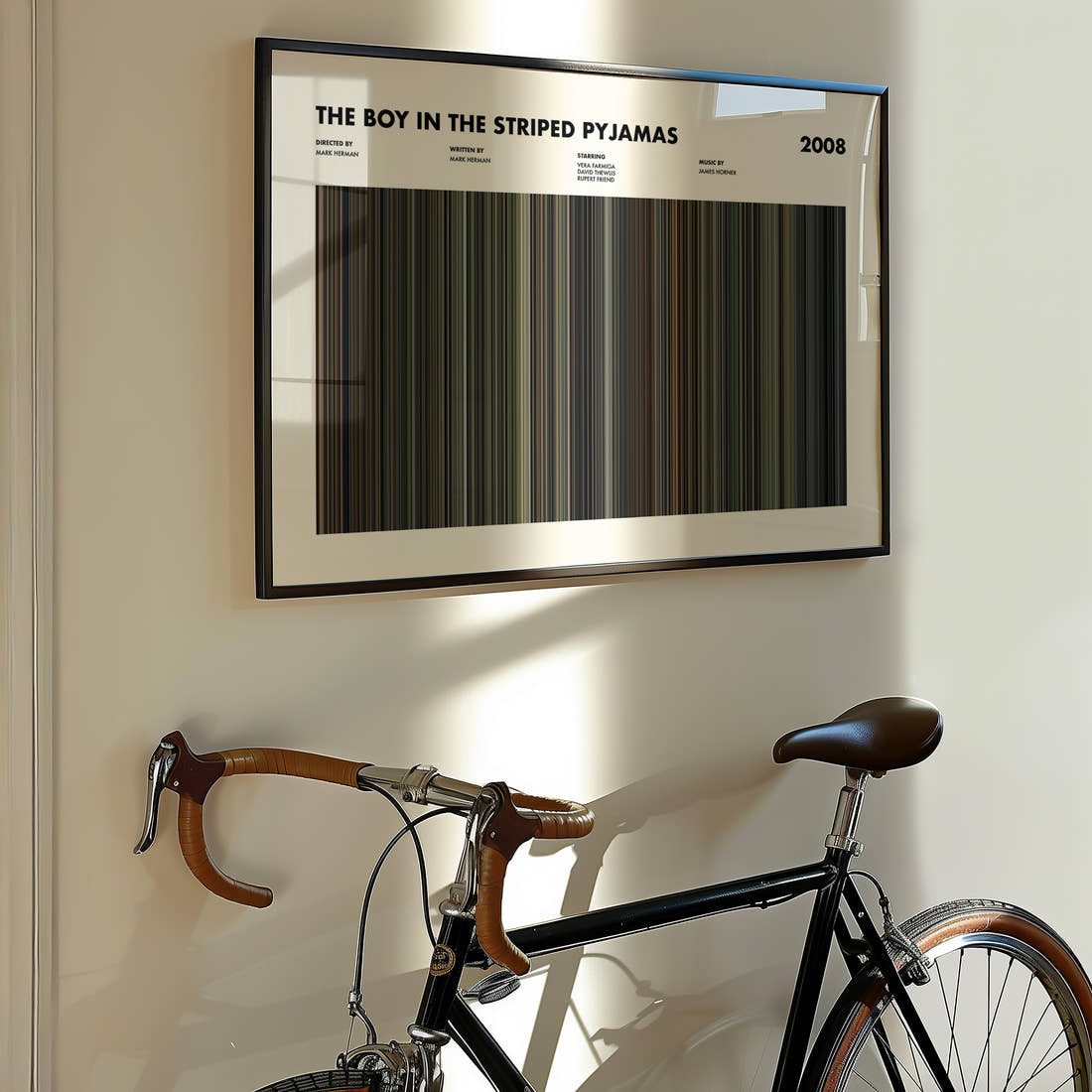 The Boy in the Striped Pyjamas Movie Barcode Poster