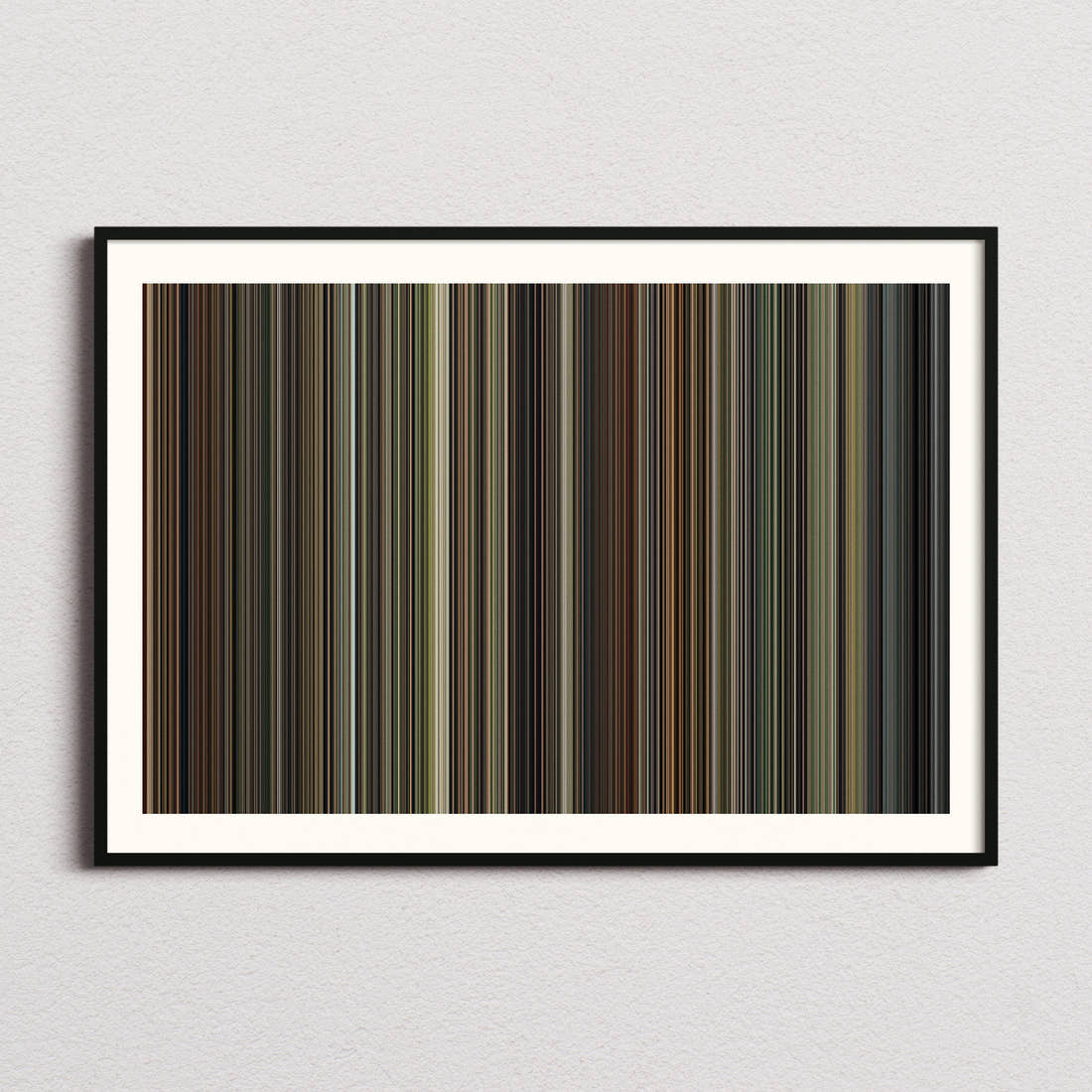 The Boy in the Striped Pyjamas Movie Barcode Poster - Barcode Only