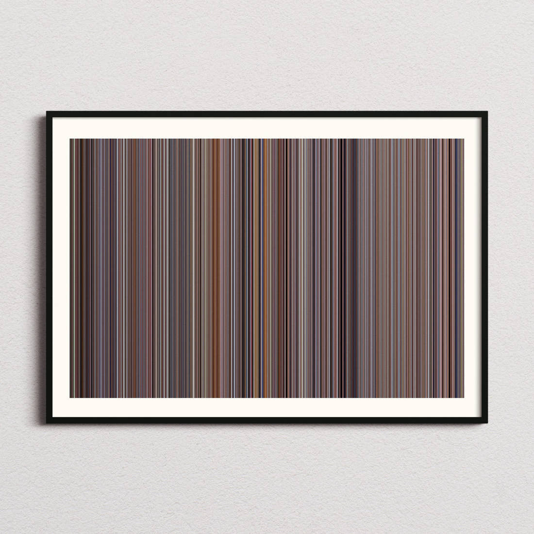 The Breakfast Club Movie Barcode Poster - Barcode Only