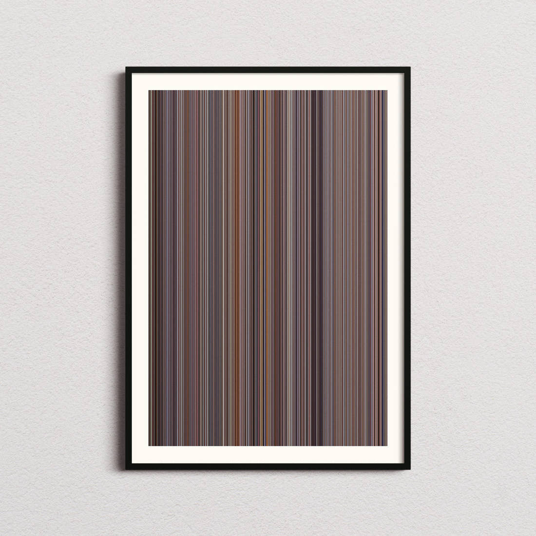 The Breakfast Club Movie Barcode Poster - Barcode Only
