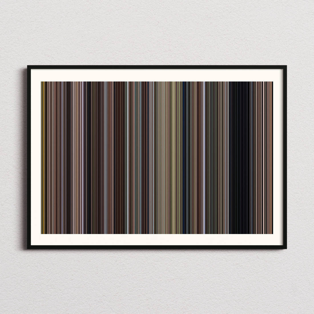 The Bridge on the River Kwai Movie Barcode Poster - Barcode Only