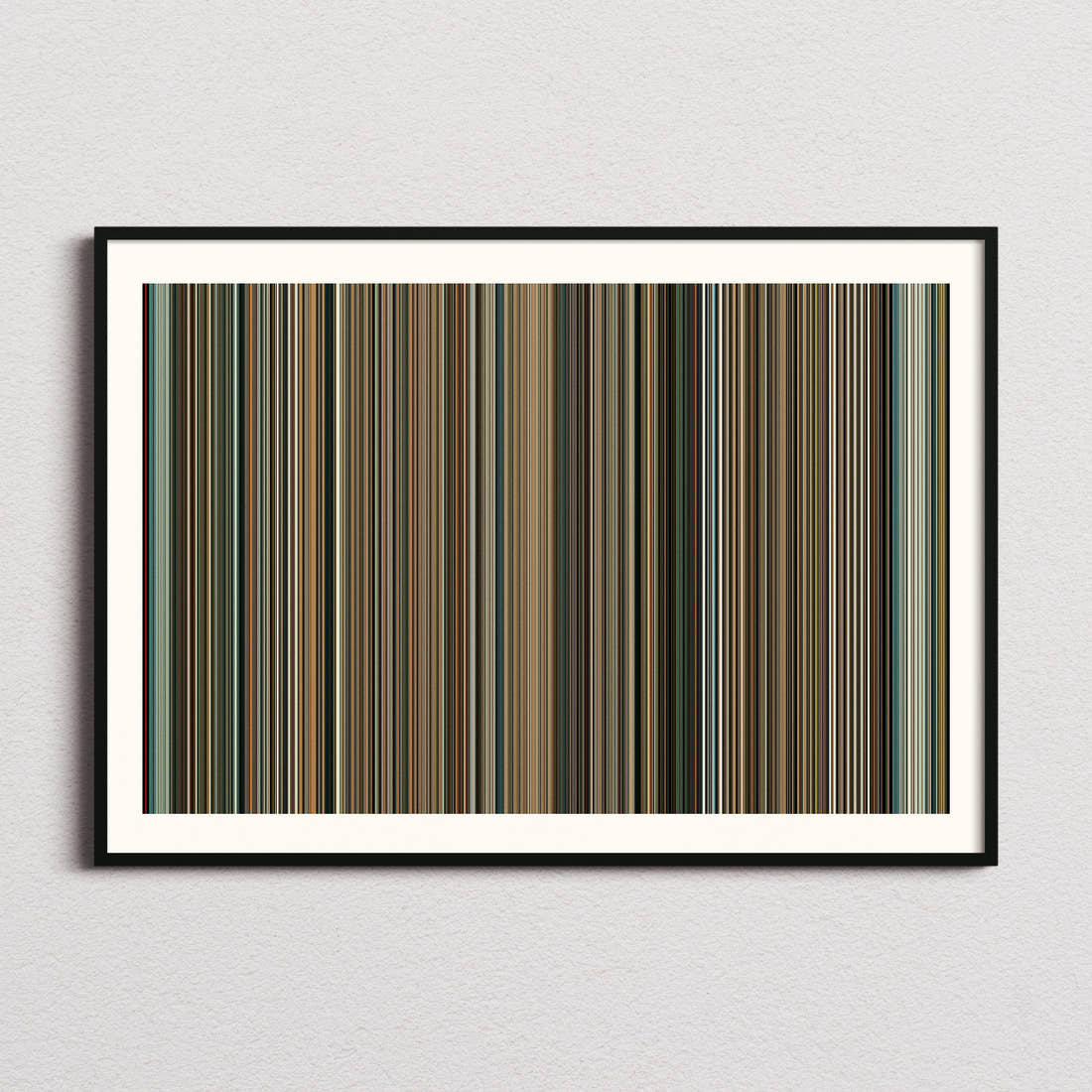 The Brink of War Movie Barcode Poster - Barcode Only