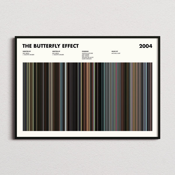 The Butterfly Effect Movie Barcode Poster