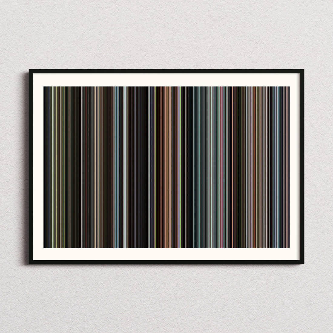 The Butterfly Effect Movie Barcode Poster - Barcode Only
