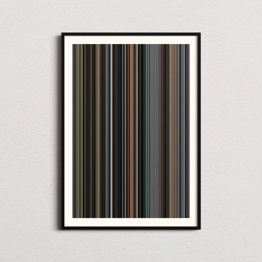 The Butterfly Effect Movie Barcode Poster - Barcode Only
