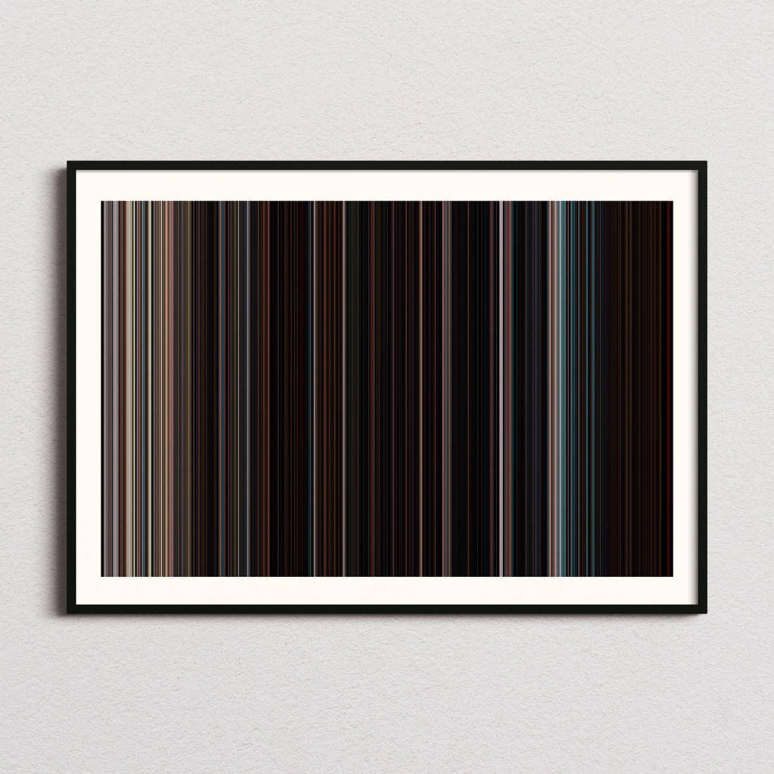 The Cabin in the Woods Movie Barcode Poster - Barcode Only