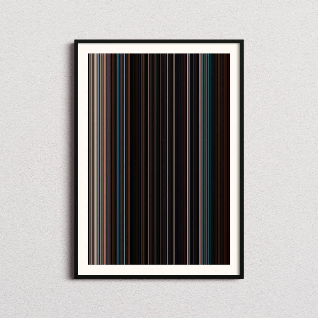The Cabin in the Woods Movie Barcode Poster - Barcode Only