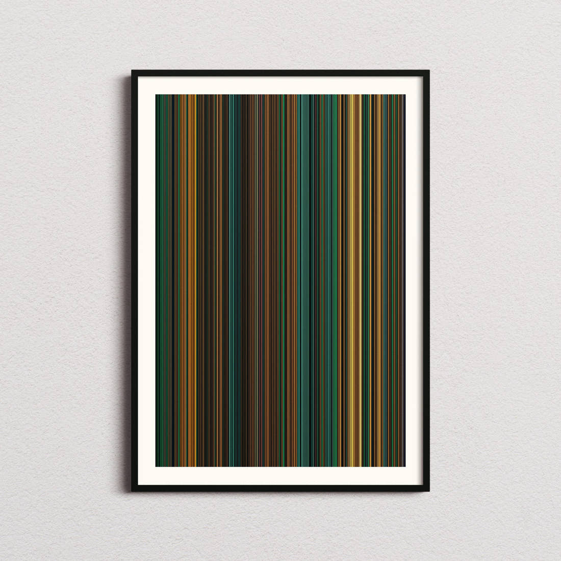 The Cabinet of Dr. Caligari Movie Barcode Poster - Barcode Only