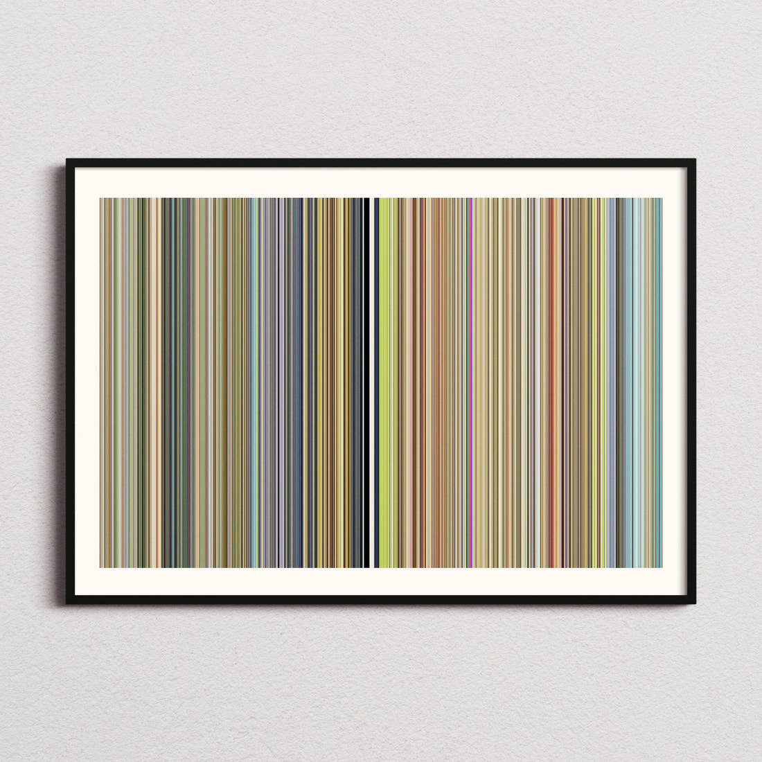 The Cat Returns Movie Barcode Poster - Barcode Only
