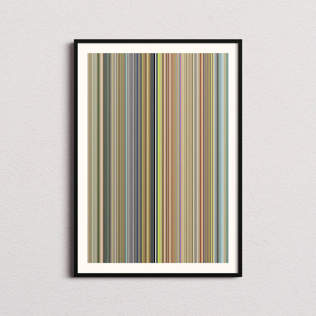 The Cat Returns Movie Barcode Poster - Barcode Only