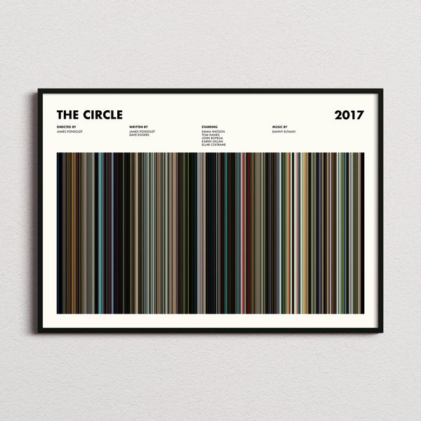 The Circle Movie Barcode Poster