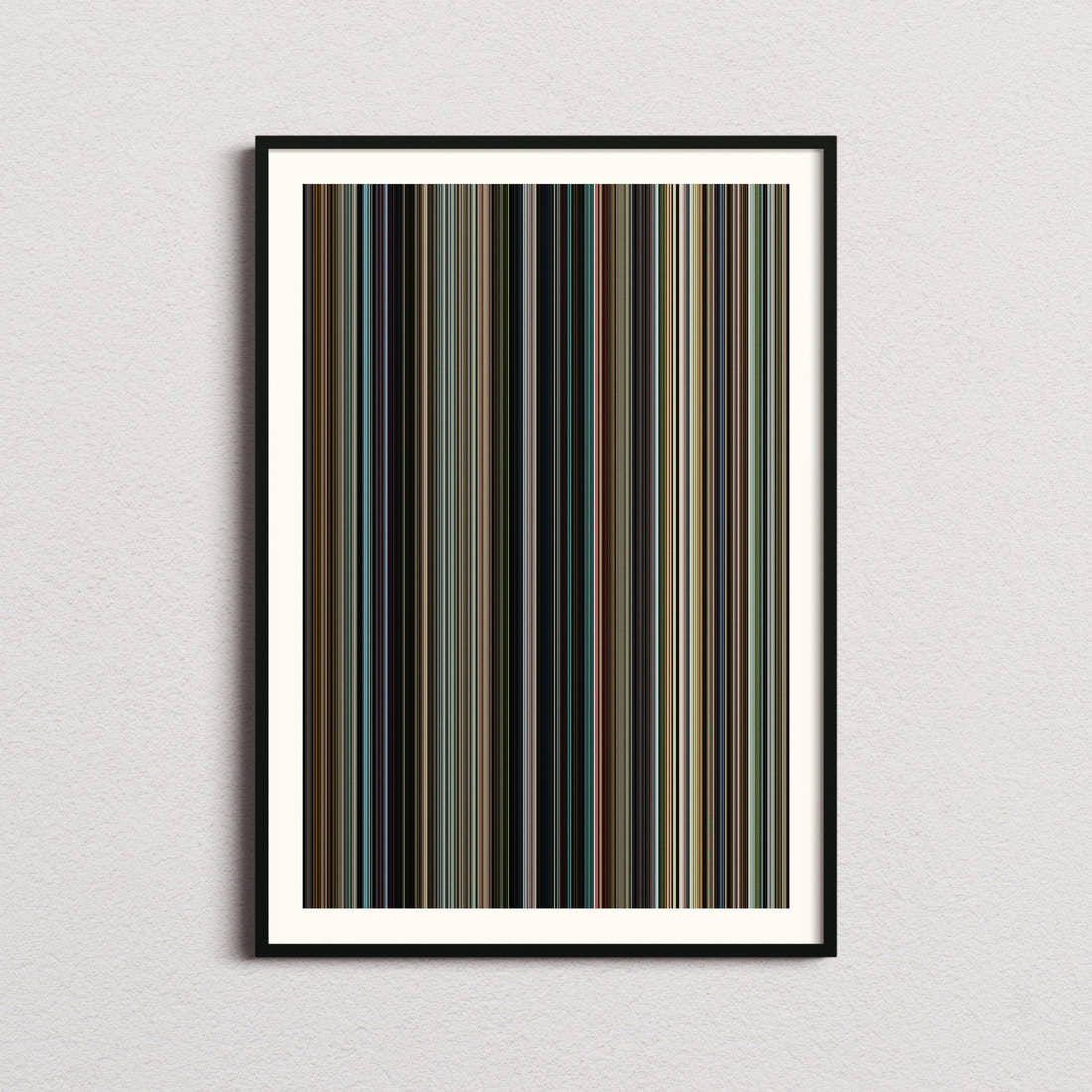 The Circle Movie Barcode Poster - Barcode Only