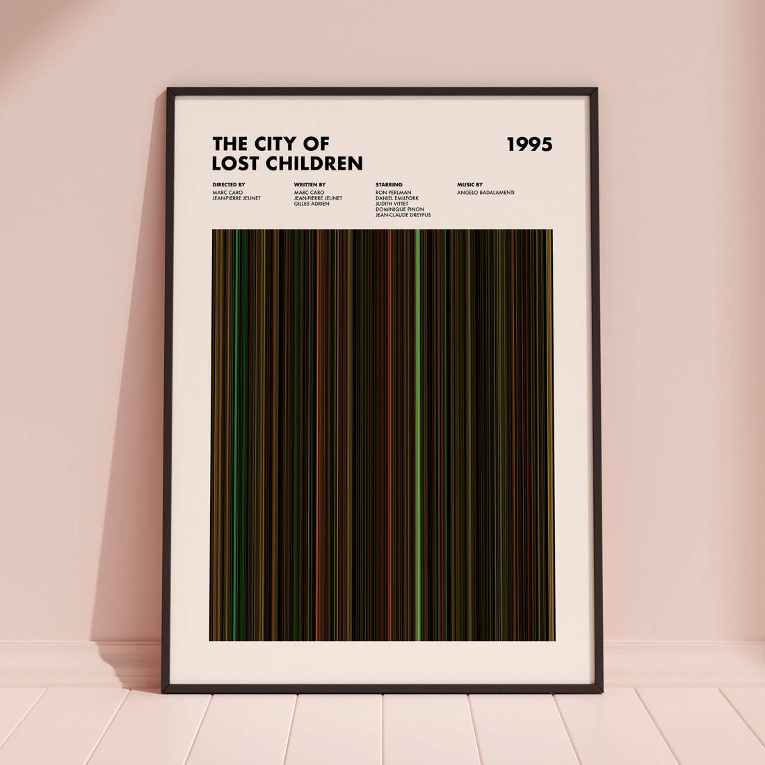 The City of Lost Children Movie Barcode Poster