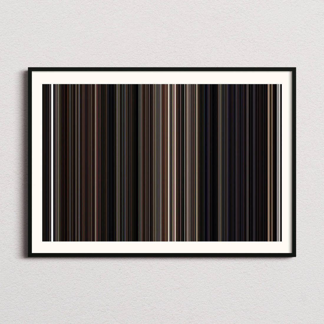 The Conjuring Movie Barcode Poster - Barcode Only