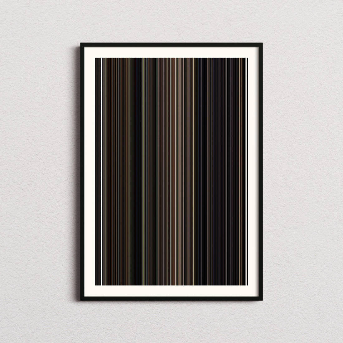 The Conjuring Movie Barcode Poster - Barcode Only