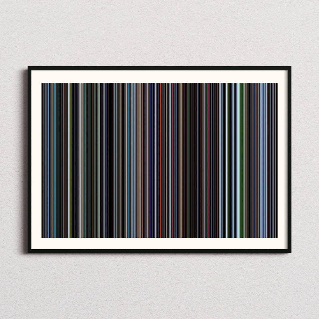 The Correspondence Movie Barcode Poster - Barcode Only