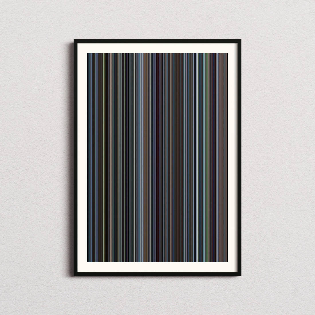 The Correspondence Movie Barcode Poster - Barcode Only