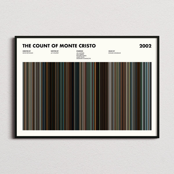 The Count of Monte Cristo (2002) Movie Barcode Poster