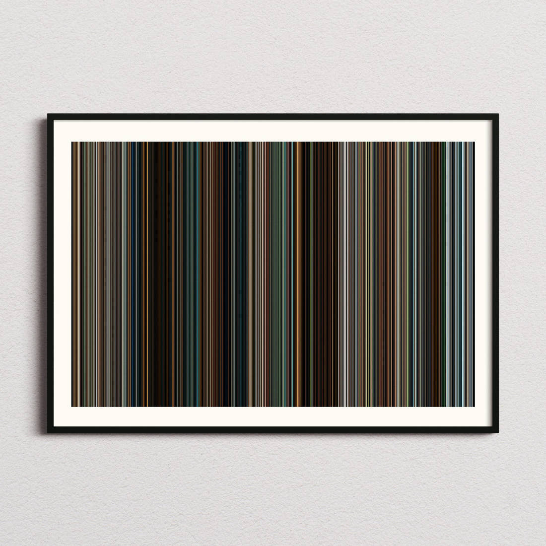 The Count of Monte Cristo (2002) Movie Barcode Poster - Barcode Only