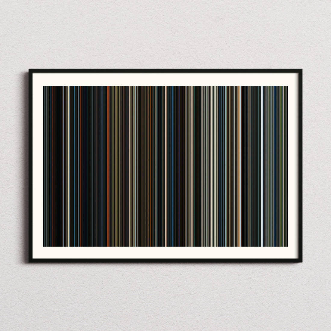 The Creator Movie Barcode Poster - Barcode Only