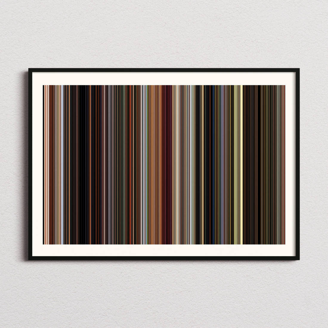 The Croods Movie Barcode Poster - Barcode Only