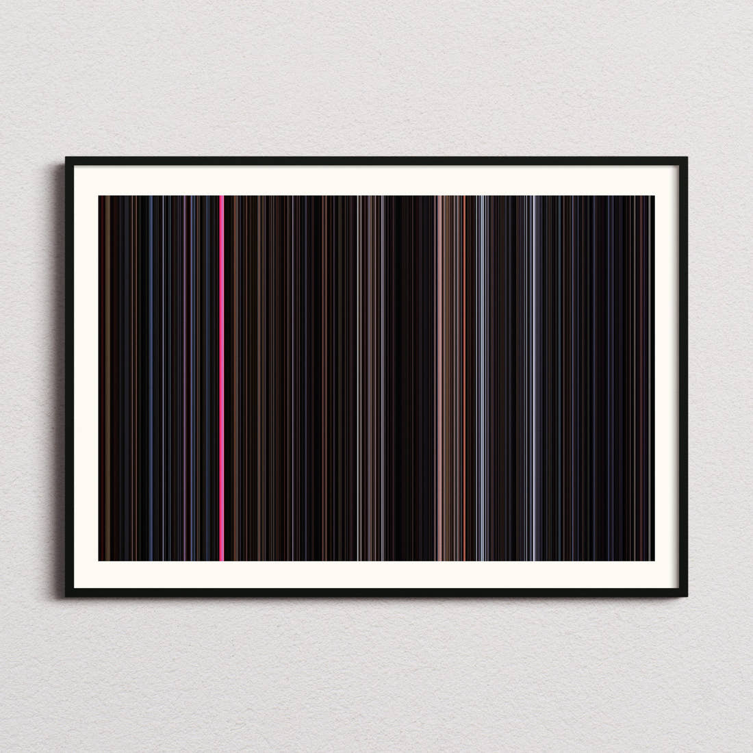 The Crow Movie Barcode Poster - Barcode Only